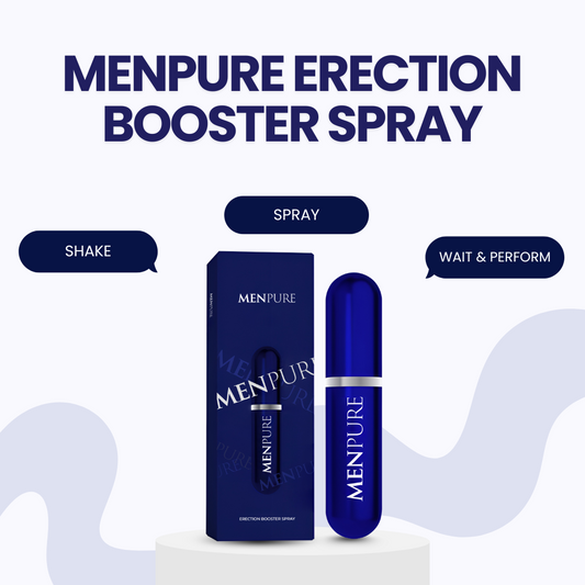 Menpure Erection Booster Spray | Rock-Solid & Lasting Erections Within Minutes, 100% Guaranteed!